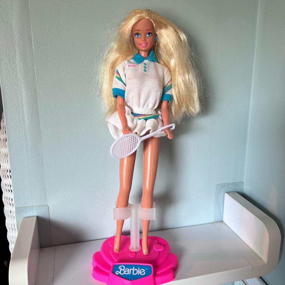 Barbie style tennis Barbie